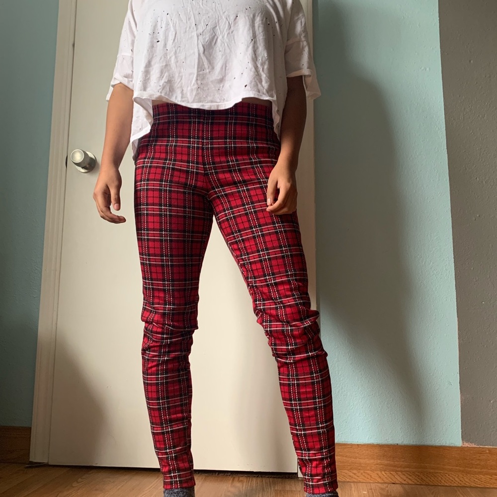 NWOT Forever 21 Plaid Leggings